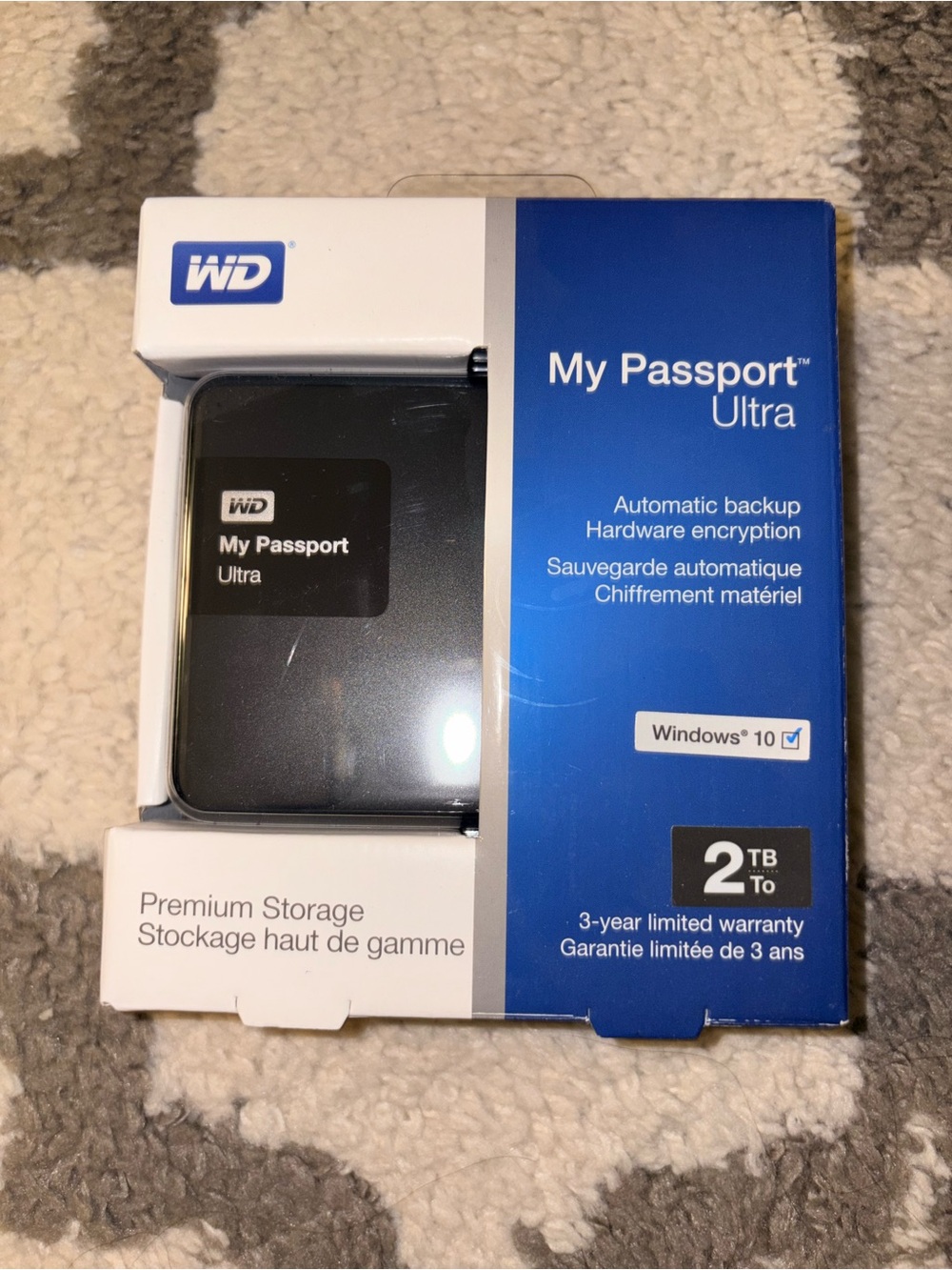 My Passport Ultra 2TB External Hard Drive - Black